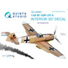 QTSQD48083 1:48 Quinta Studio Interior 3D Decal - Bf 109F-2/4 (EDU kit)