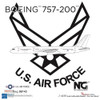 NGM53167 1:400 NG Model US Air Force C-32B Reg #99-6143 (pre-painted/pre-built)