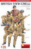 MIA35332 1:35 Miniart Figure Set - British Tank Crew (5 figures)