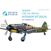 QTSQD32055 1:32 Quinta Studio Interior 3D Decal- Fw190A-5 (HAS kit)