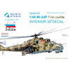 QTSQD48155 1:48 Quinta Studio Interior 3D Decal - Mi-24P Hind (ZVE kit)