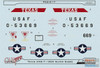CAMP32017 1:32 CAM Pro Decals - F-100D Super Sabre Texas ANG