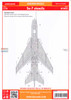 EDUD72035 1:72 Eduard Decals - Su-7 Fitter Stencils