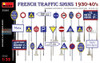 MIA35645 1:35 Miniart French Traffic Signs 1930-40s