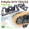 TRXTR85018 1:35 TRex - Panzer Pz.Kpfw III/IV Tracks Type 3a