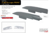 EDU648704 1:48 Eduard Brassin Print F-4B Phantom II Fin Caps (TAM kit)