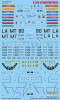 CARCD144005 1:144 Caracal Models Decals - B-52H Stratofortress