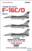 CARCD48007 1:48 Caracal Models Decals - F-16C F-16D Falcon Turkish Air Force Pt 2