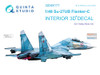 QTSQD48171 1:48 Quinta Studio Interior 3D Decal - Su-27UB Flanker-C (HBS kit)