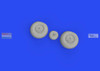 EDU648719 1:48 Eduard Brassin Pe-2 Wheels (ZVE kit)