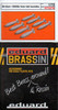 EDU672276 1:72 Eduard Brassin British 1000lb Free Fall Bomb Set