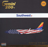 GEMG21042F 1:200 Gemini Jets Southwest Airlines Boeing 737-800 Reg #N500WR 'Freedom One' Flaps Down Version (pre-painted/pre-built)