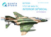 QTSQD72029 1:72 Quinta Studio Interior 3D Decal - F-4E Early F-4EJ Phantom II (FNM kit)