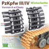 TRXTR85030 1:35 TRex - Panzer Pz.Kpfw III/IV Tracks Winterkette Version A with Cleats