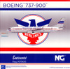 NGM79010 1:400 NG Model United Airlines B737-900ER(S) Reg #N75435 'Retro 75th Anniversary livery' (pre-painted/pre-built)