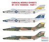 CARCD48073 1:48 Caracal Models Decals - RF-101C Voodoo Part 1
