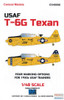 CARCD48098 1:48 Caracal Models Decals - USAF T-6G Texan