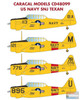 CARCD48099 1:48 Caracal Models Decals - US Navy SNJ Texan