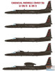 CARCD48126 1:48 Caracal Models Decals - U-2R U-2S & NASA ER-2