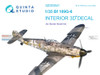 QTSQD35041 1:35 Quinta Studio Interior 3D Decal - Bf109G-6 (BDM kit)