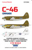 CARCD72093 1:72 Caracal Models Decals - C-46 Commando