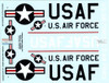 CARCD48178 1:48 Caracal Models Decals - B-57 Canberra