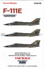 CARCD48185 1:48 Caracal Models Decals - F-111E Aardvark