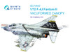 QTSQC72032 1:72 Quinta Studio Vacuformed Canopy - F-4J Phantom II (ACA kit)