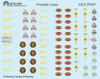 ASCAS32PROP 1:32 Airscale Propeller Logos & Spec Decals