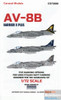 CARCD72080 1:72 Caracal Models Decals - AV-8B Harrier II Plus