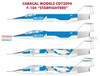 CARCD72094 1:72 Caracal Models Decals - F-104 Starfighter 'Starfighters'