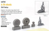 EDU648760 1:48 Eduard Brassin Print A-1H Skyraider Wheels (TAM kit)
