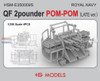 HSME350009E 1:350 HS Models Royal Navy QF 2 Pounder Pom-Pom (Late Version)