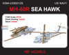 HSMU350012U 1:350 HS Models US Navy MH-60R Sea Hawk