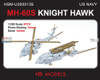 HSMU350013U 1:350 HS Models US Navy MH-60S Knight Hawk