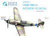 QTSQD48161 1:48 Quinta Studio Interior 3D Decal - Bf109G-10 (EDU kit)