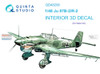 QTSQD48206 1:48 Quinta Studio Interior 3D Decal - Ju87B-2/R-2 Stuka (ITA kit)