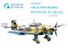 QTSQD48208 1:48 Quinta Studio Interior 3D Decal - Ju87B-1/B-2/R-2 Stuka (AFX kit)