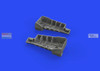 EDU648742 1:48 Eduard Brassin Print - P-51D Mustang Wheel Bay Set (EDU kit)