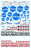 WBDSP013 Warbird Decals - Various Size/Scale NASA & NACA Logos