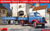 MIA38023 1:35 Miniart German Truck L1500S with Cargo Trailer