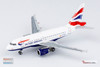 NGM48001 1:400 NG Model British Airways Airbus A318-100 Reg #G-EUNA with Crown (pre-painted/pre-built)