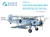 QTSQD32117 1:32 Quinta Studio Interior 3D Decal - Fairey Swordfish Mk.II (TRP kit)