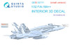 QTSQDS32111 1:32 Quinta Studio Interior 3D Decal - F-18A++ Hornet (ACA kit) Small Version