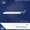 GEMGJ2007 1:400 Gemini Jets World Atlantic McDonnell Douglas MD-83 Reg #N808WA (pre-painted/pre-built)