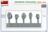 MIA38075 1:35 MiniArt German Civilians 1930-40s (Resin Heads)