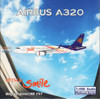 PHX11776 1:400 Phoenix Model Thai Smile Airbus A320 Reg #HS-TXT (pre-painted/pre-built)