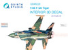 QTSQD48220 1:48 Quinta Studio Interior 3D Decal - F-5A Tiger (KIN kit)