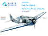 QTSQD48269 1:48 Quinta Studio Interior 3D Decal - Fw190A-8 (TAM kit)