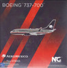 NGM77027 1:400 NG Model AeroMexico B737-700(W) Reg #N788XA (pre-painted/pre-built)